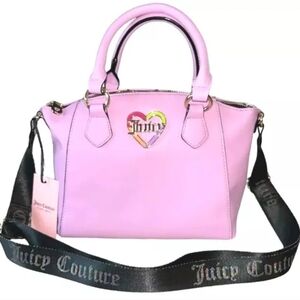 Juicy Couture fondant pink love mode satchel